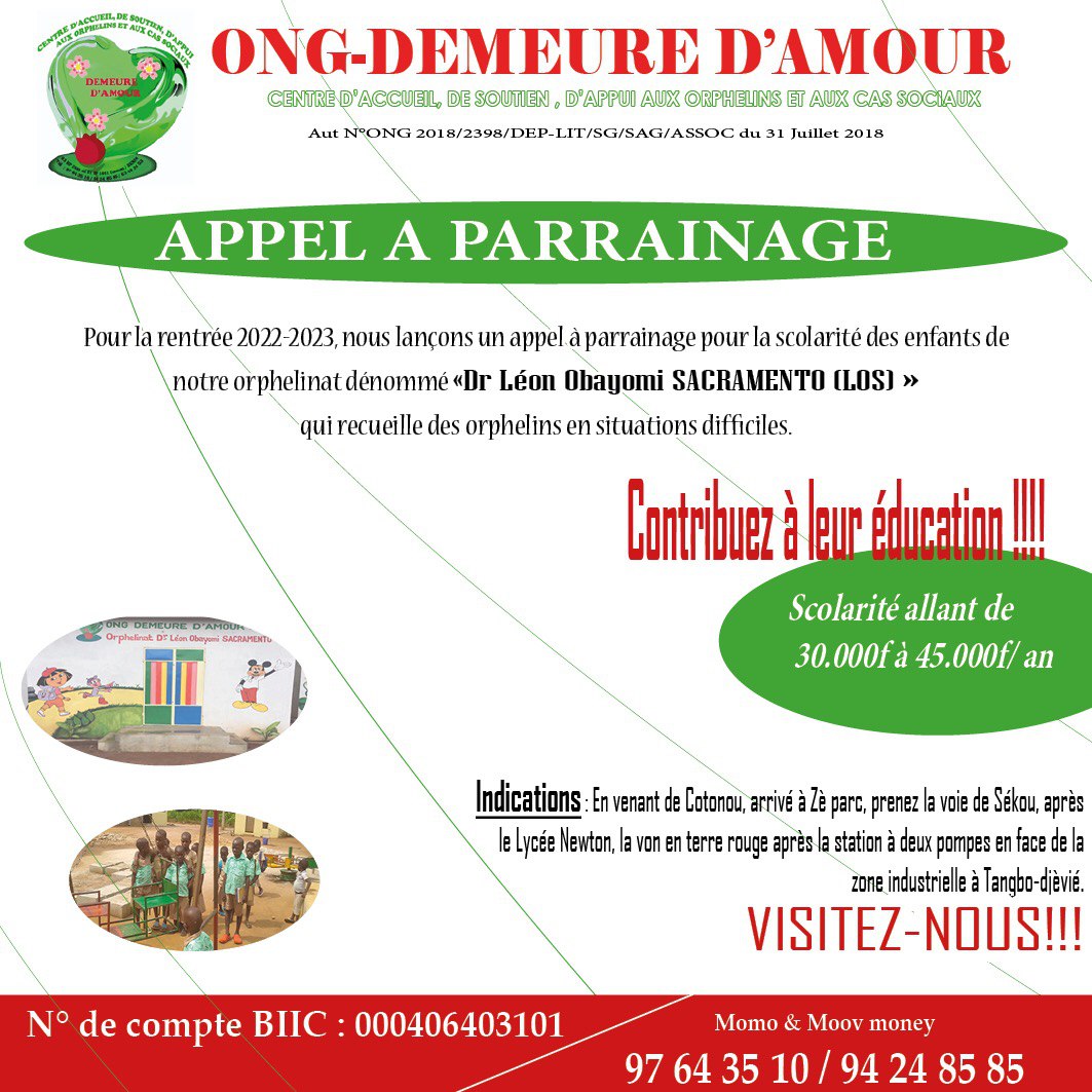 appel a parrainage